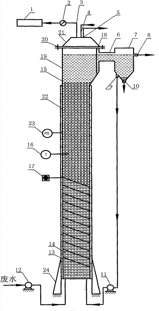 Anaerobic fluidized bed bioreactor and using method thereof