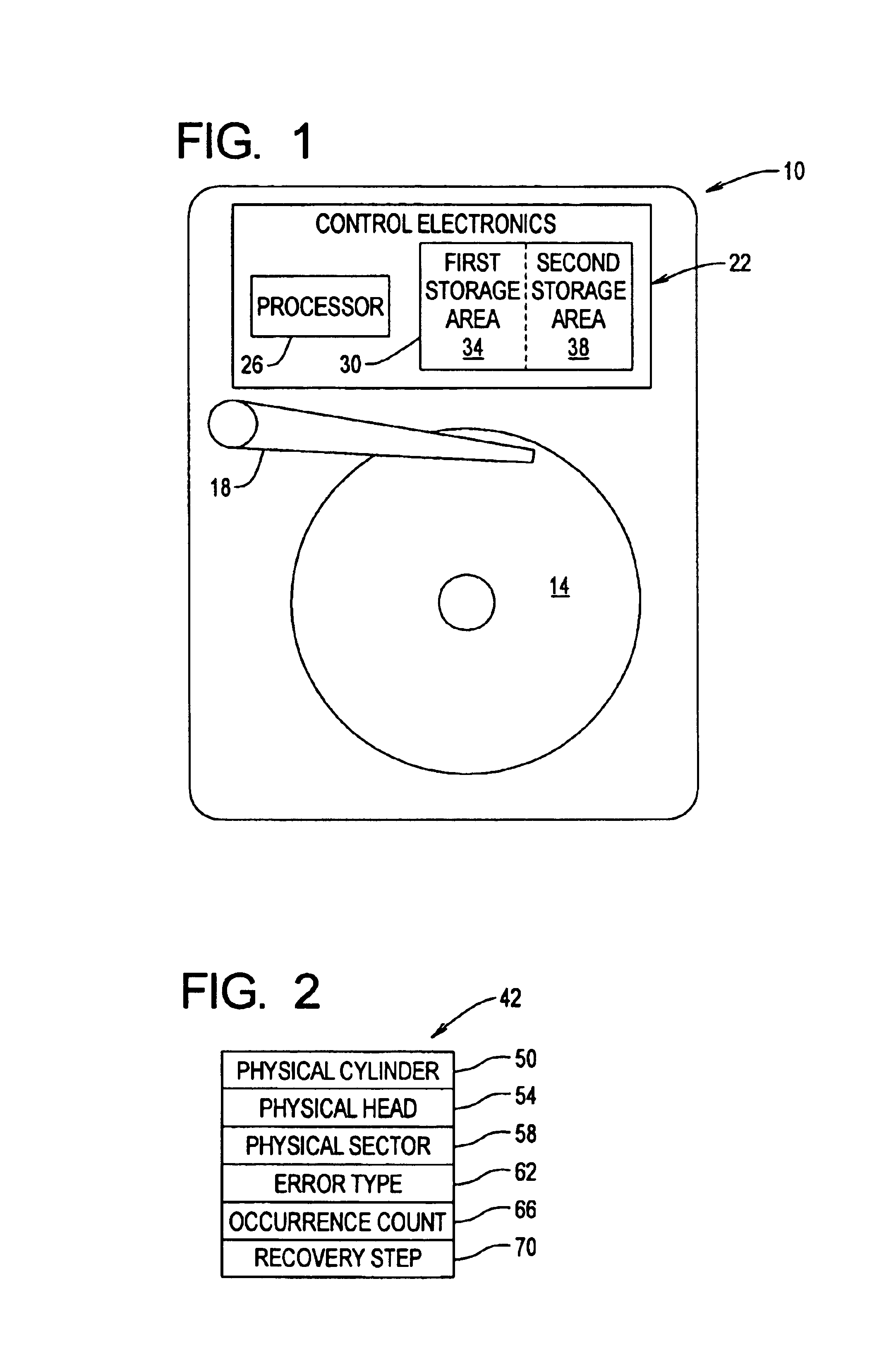 Method and apparatus for reducing error recovery time in hard disk drive