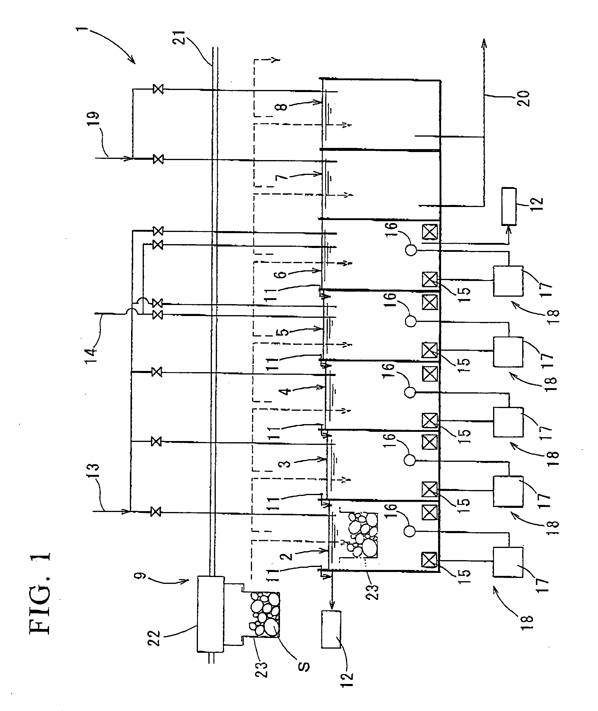 Apparatus and method for washing polycrystalline silicon