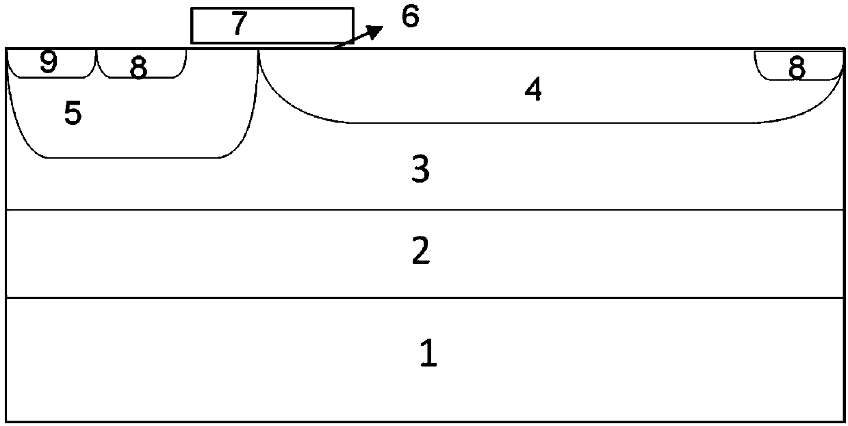 ddd MOS device structure and its manufacturing method