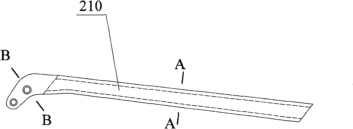 Joint arm of cloth arm bracket and manufacturing method thereof as well as concrete conveying machine