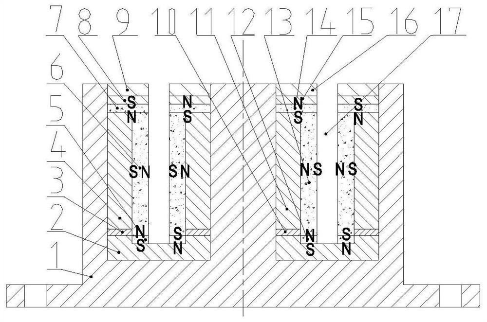 Electromagnetic actuator with redundant air gaps