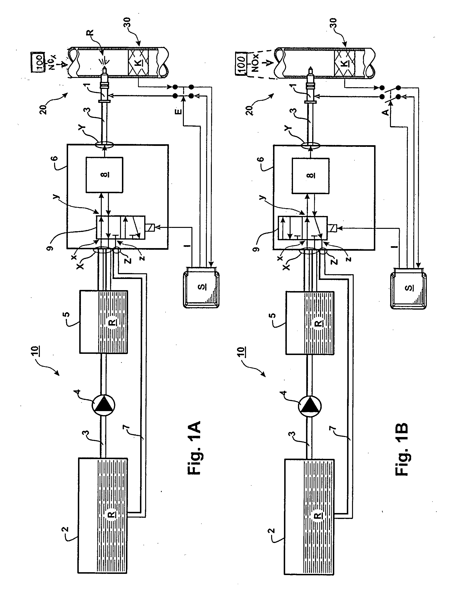 Supply arrangement for supplying an exhaust gas system with a solution including a reduction agent, an internal combustion engine, a generator uint and a method as well as a control arrangement therefor