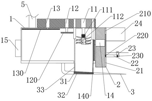 A mountain pasture harvesting and processing device that is easy to disassemble