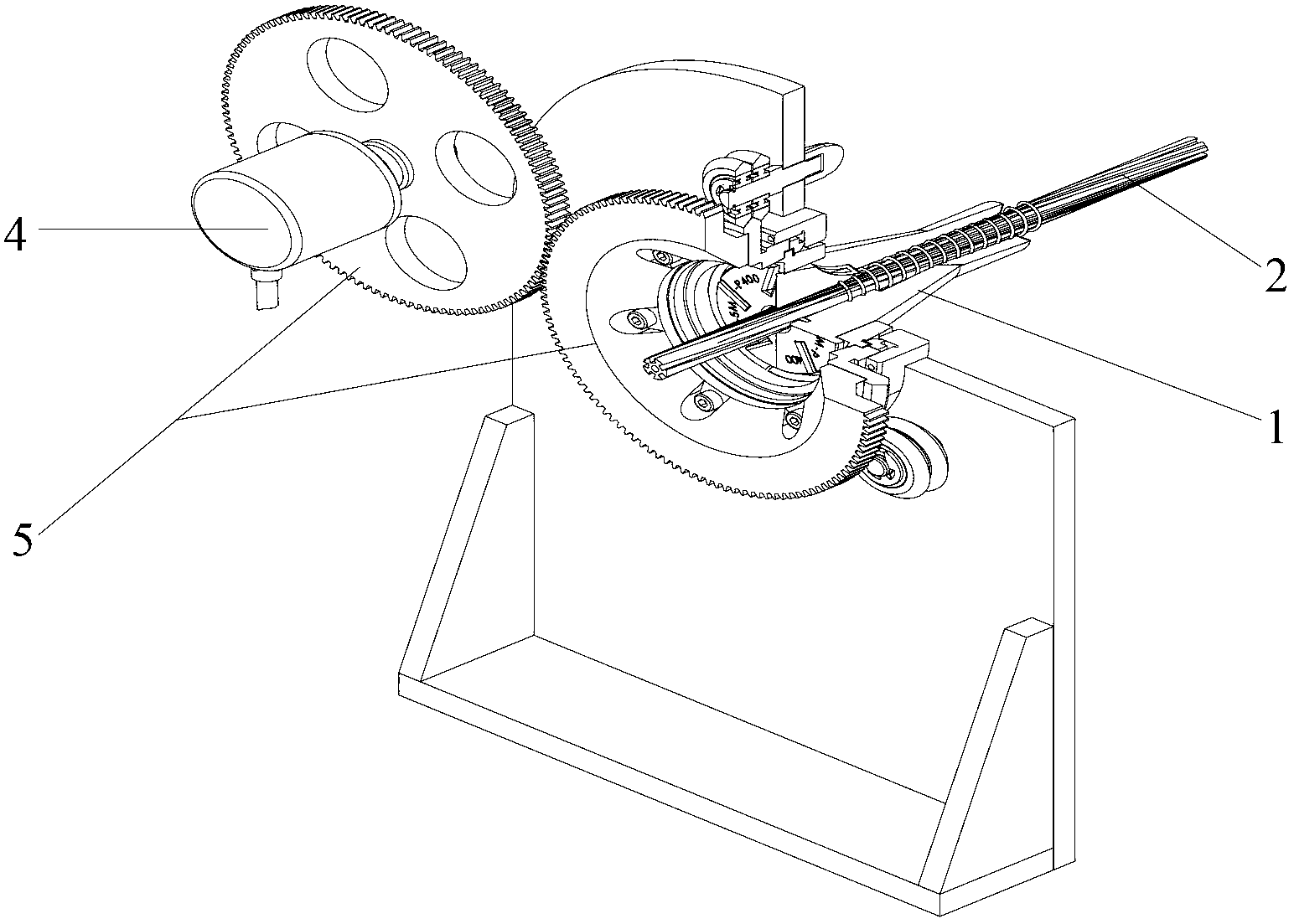 Skeleton optical-fiber ribbon production system and cabling device thereof