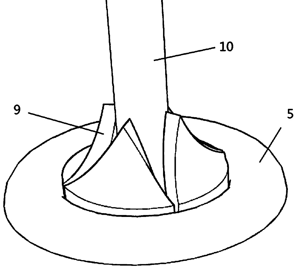 Warm-keeping garment for cardiology department operation