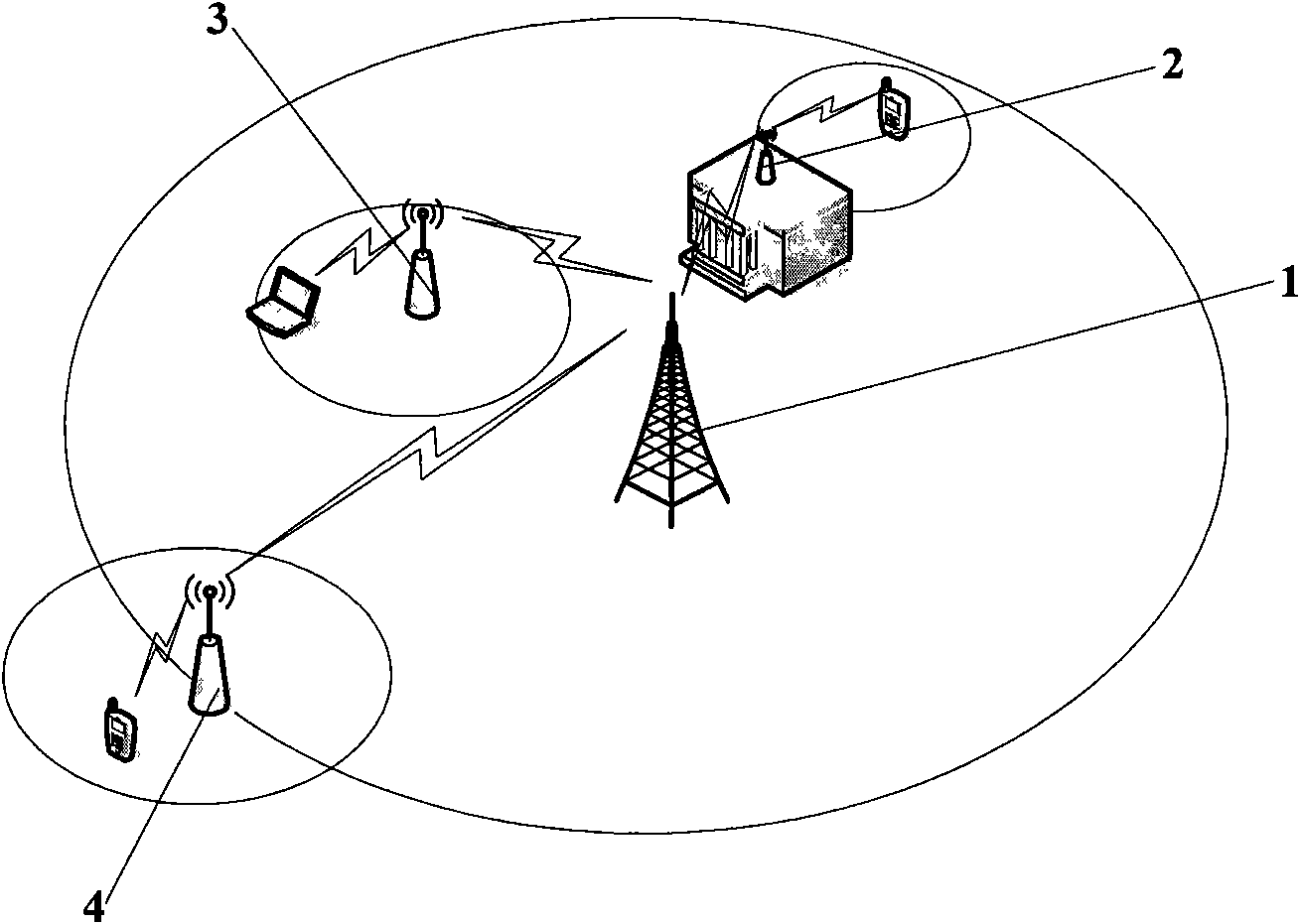 Method for controlling admission of beehive network based on relay and beehive network system