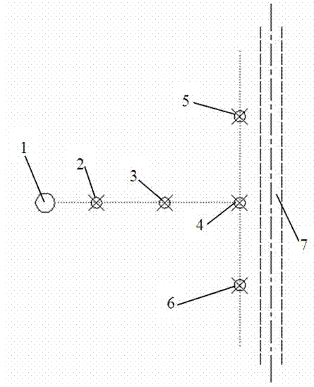 Safety monitoring and evaluating method for adjacent construction vibration influences on underwater buried pipeline