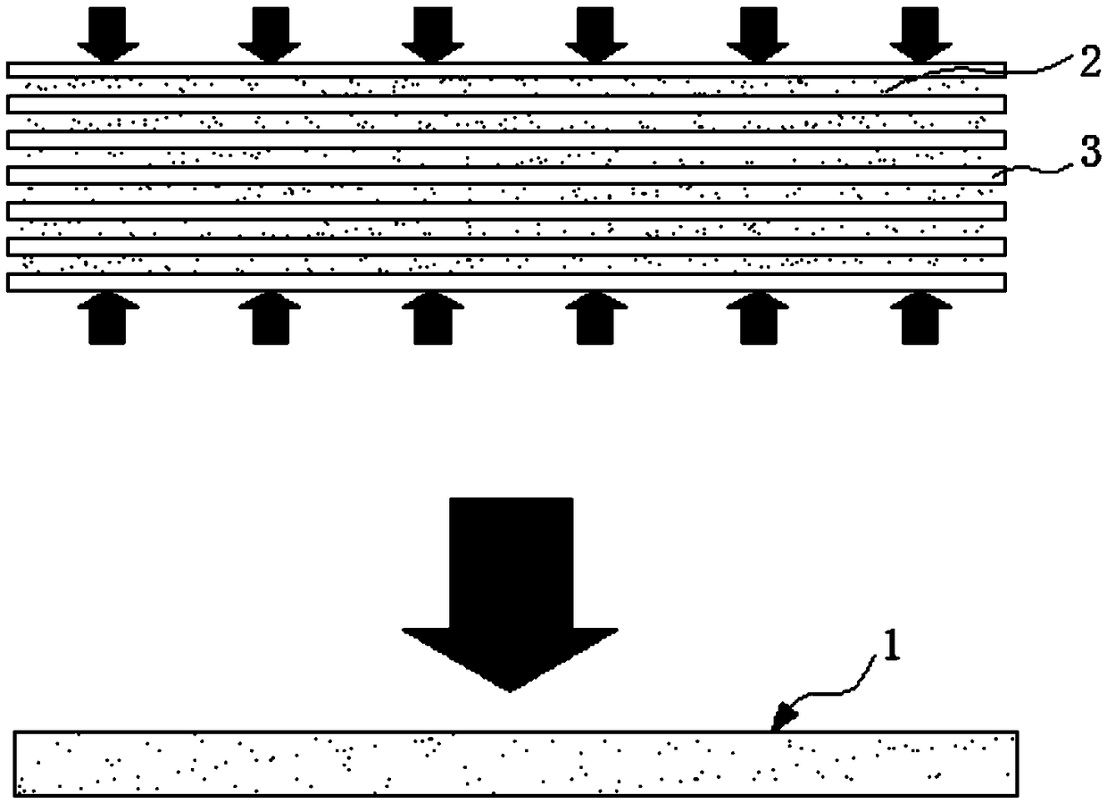 Structural wood-based panel with hidden enhanced stripe and preparation method and combined wall body thereof