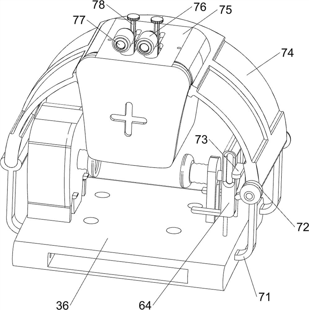 Clinical operating table for ophthalmologic operation