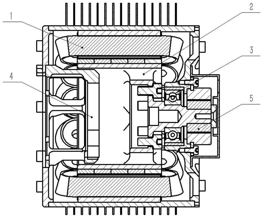 A direct-drive inner rotor starter-generator system for an aero-engine