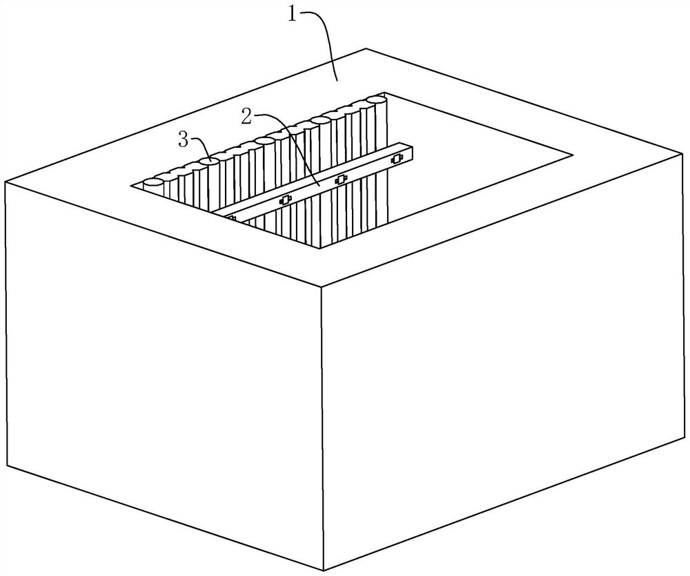 Foundation pit waterproof curtain and construction method thereof