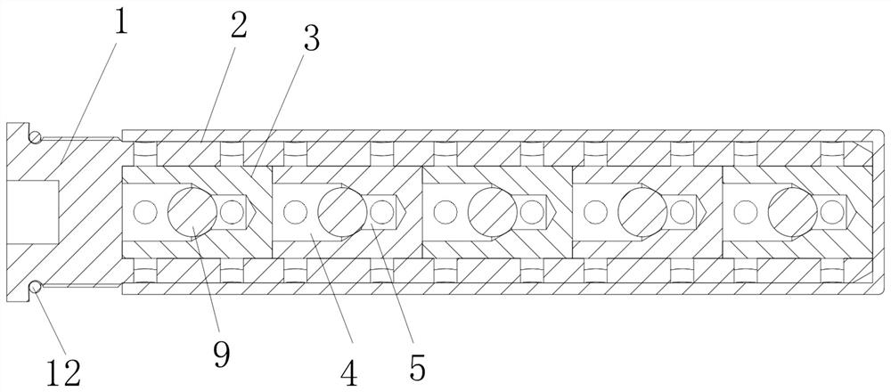 Parallel integrated multi-stage one-way valve