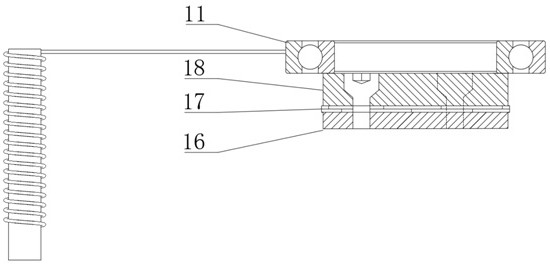 Thin-wall bearing and cross beam electric brush current-carrying friction experiment device