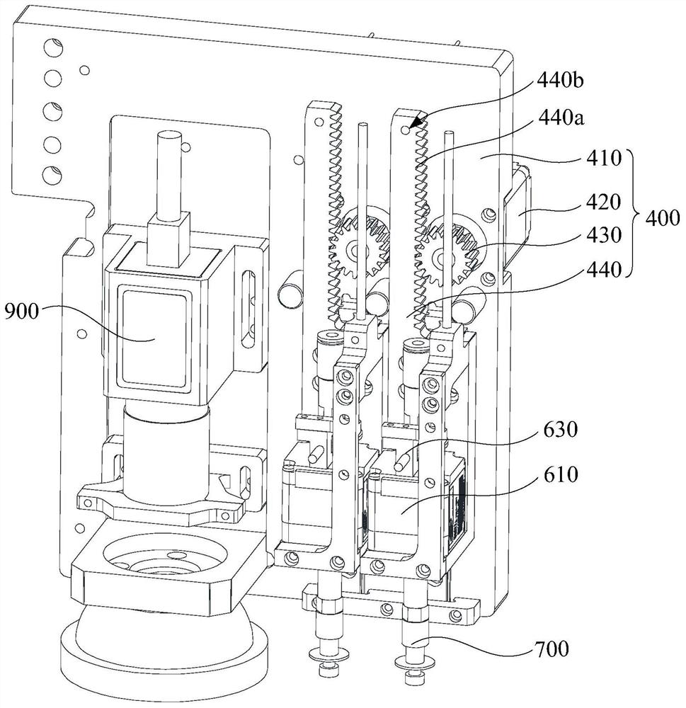 Camera module taking, placing and feeding device, burning equipment and feeding method