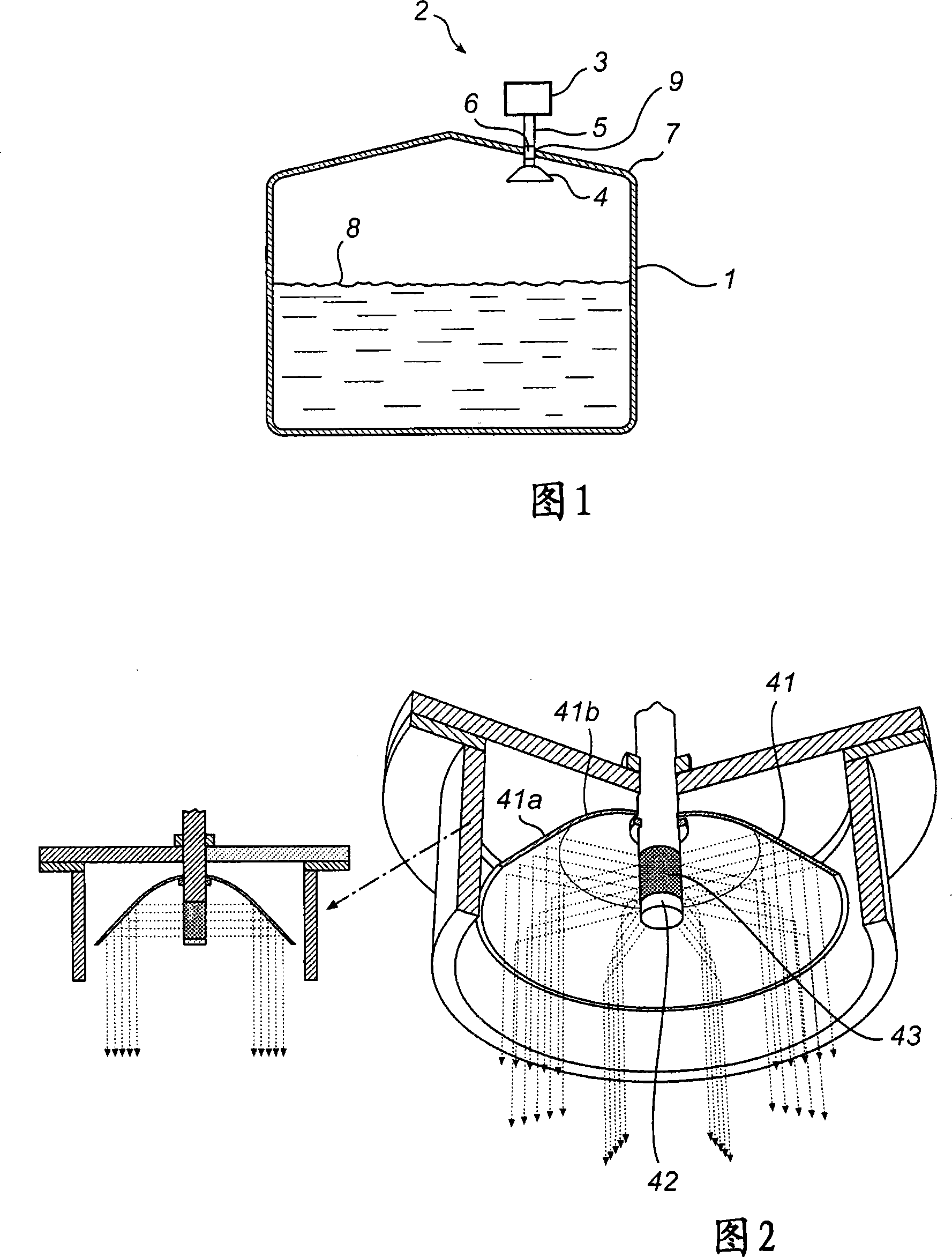 Antenna for a radar level gauge
