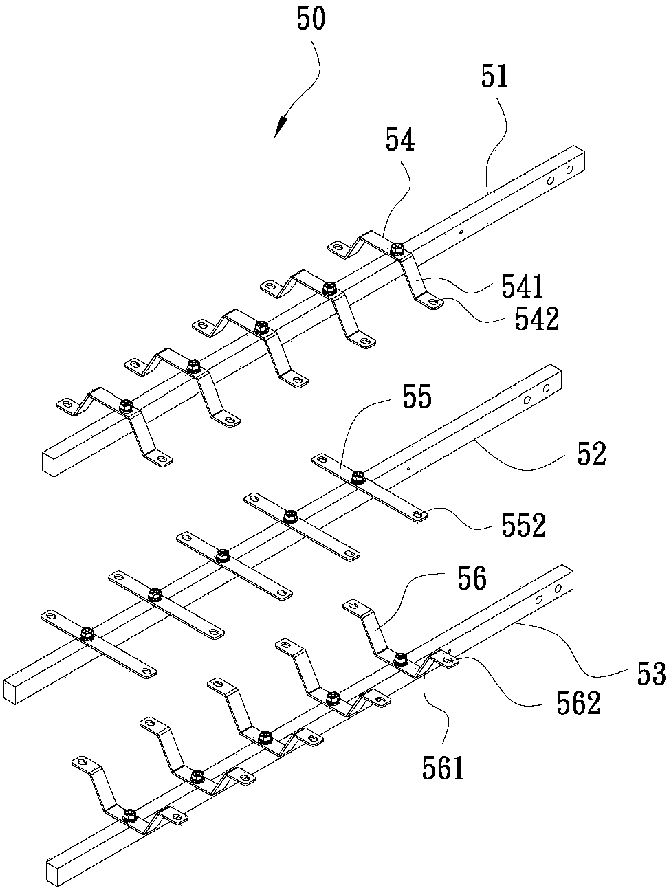 Programmable AC power source distribution device