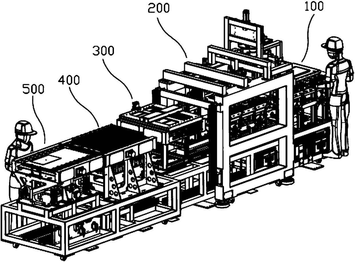 Detection device for panels