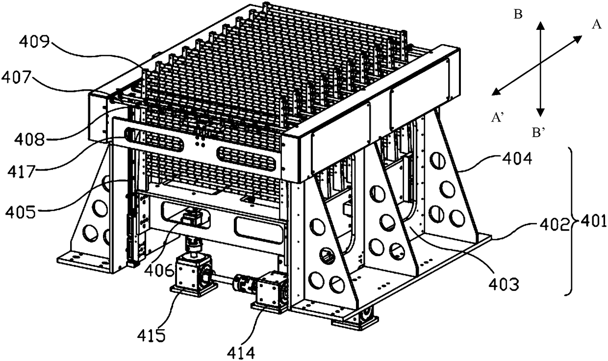 Detection device for panels