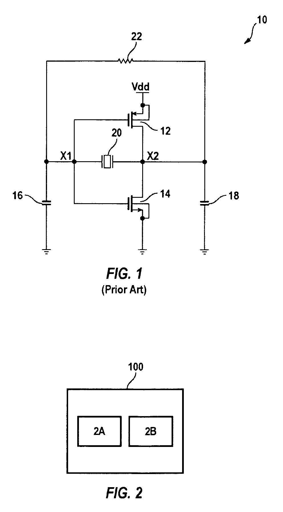 Amplitude regulated crystal oscillator