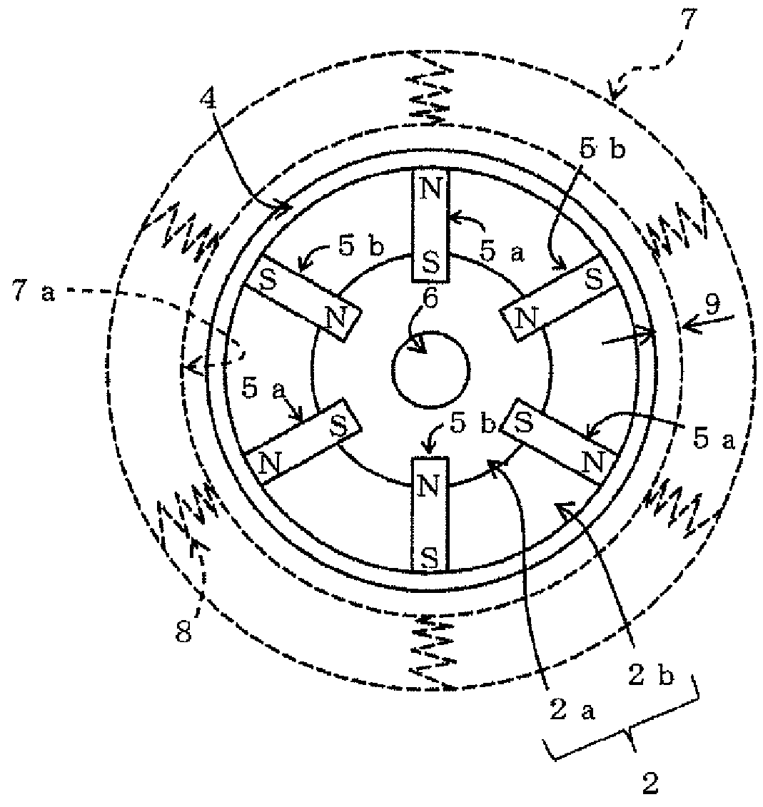 Permanent magnet embedded rotor