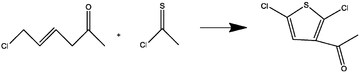 Synthesis method of 3-acetyl-2,5-dichlorothiophene
