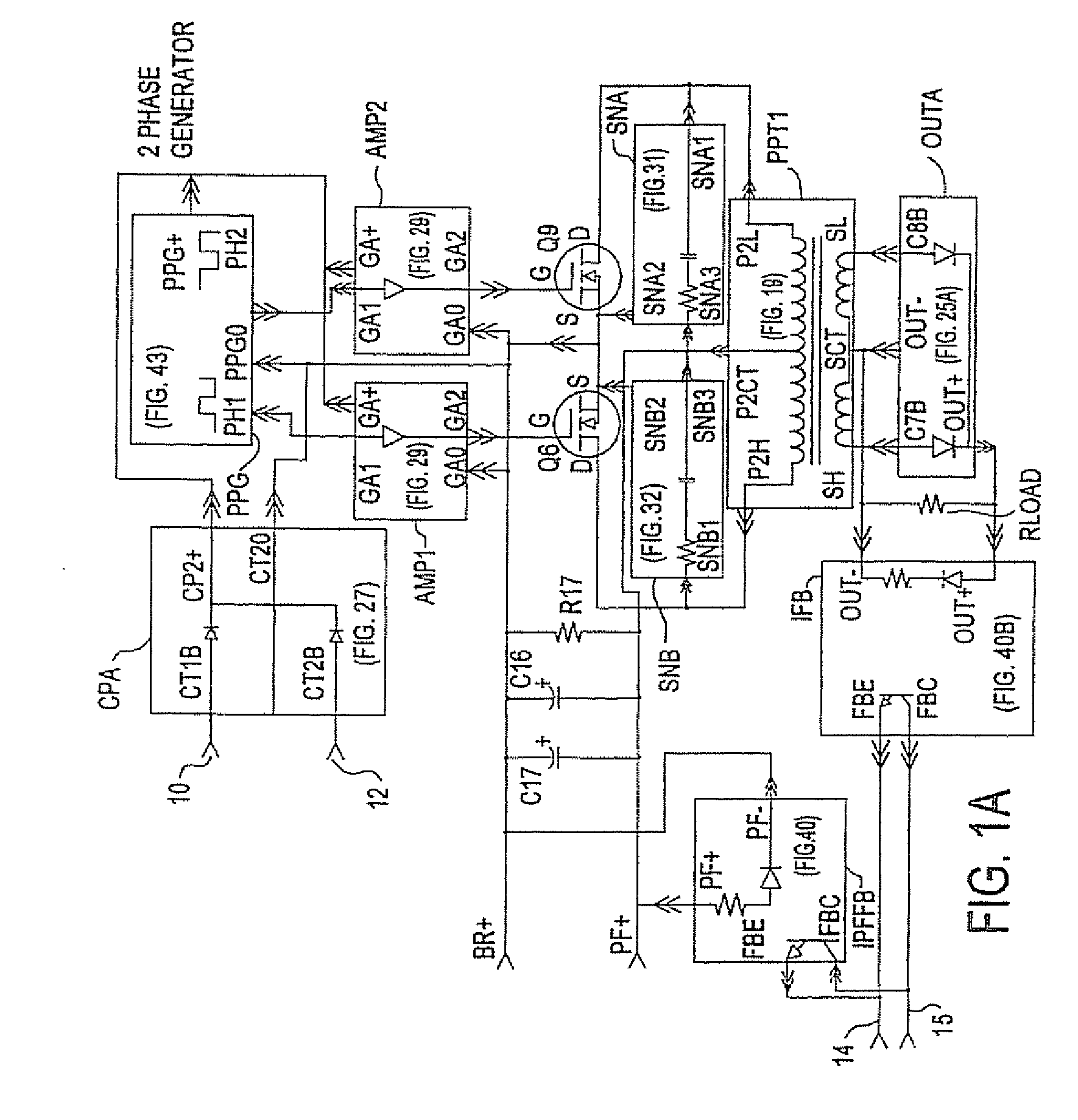 Magnetic element in a non-saturated region in a transformer/inductor