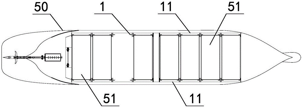 A multi-purpose ship with a container positioning guide rail mechanism