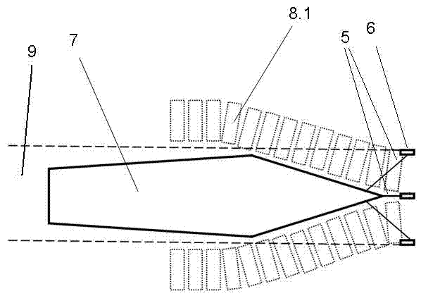 Continuous icebreaking mechanism and icebreaker
