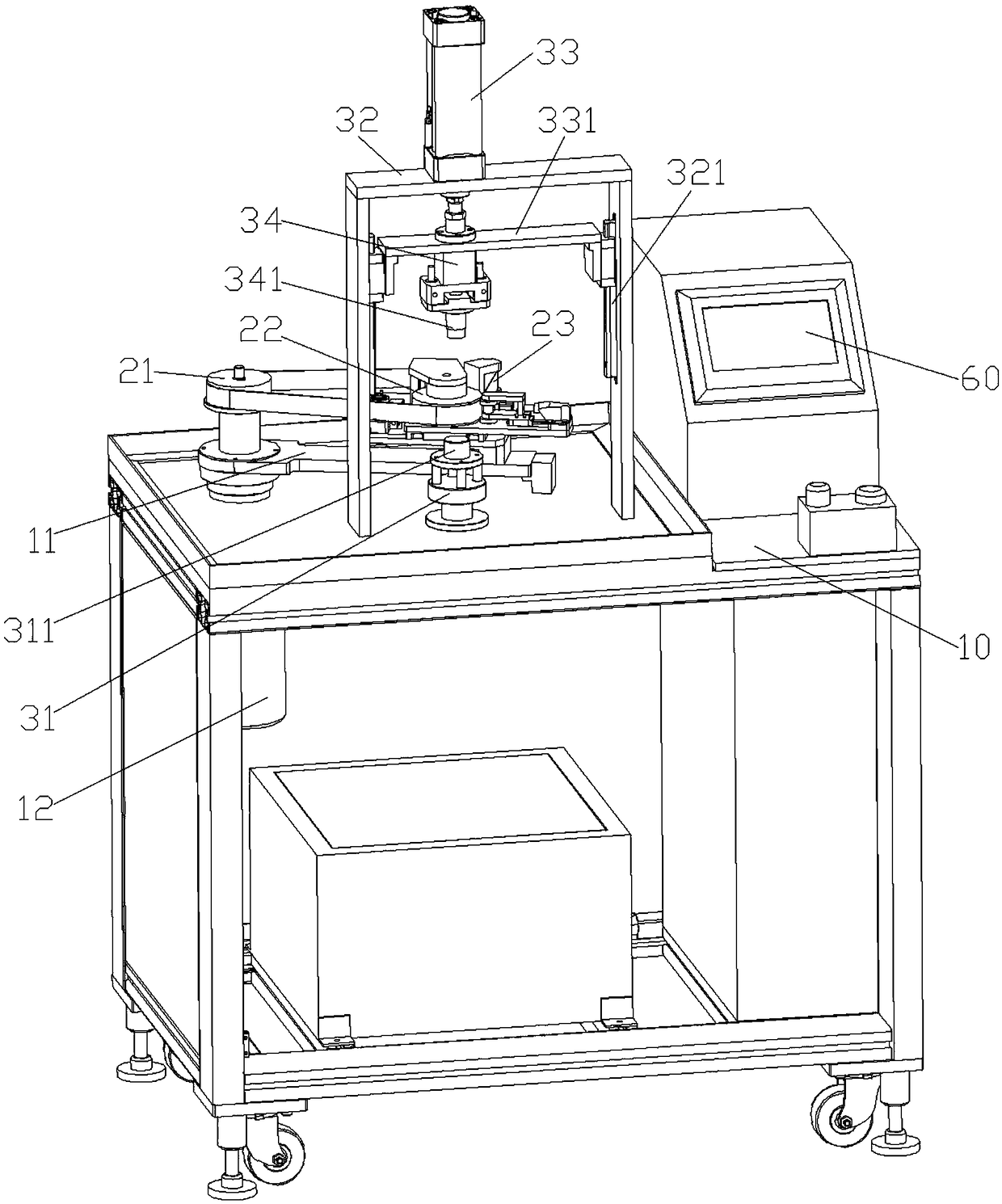 Polishing device of annular accessory