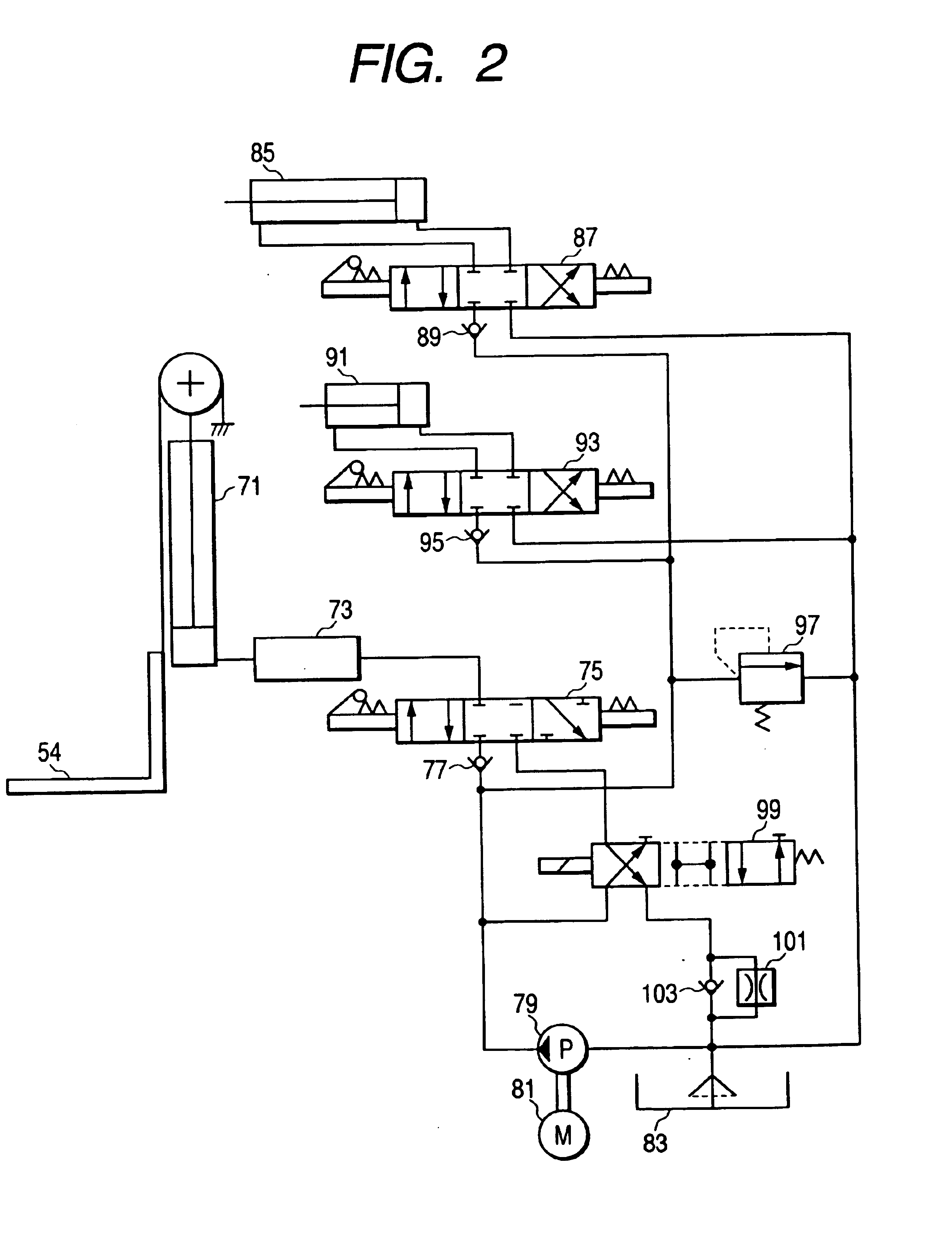 Control apparatus and control method for a forklift and forklift