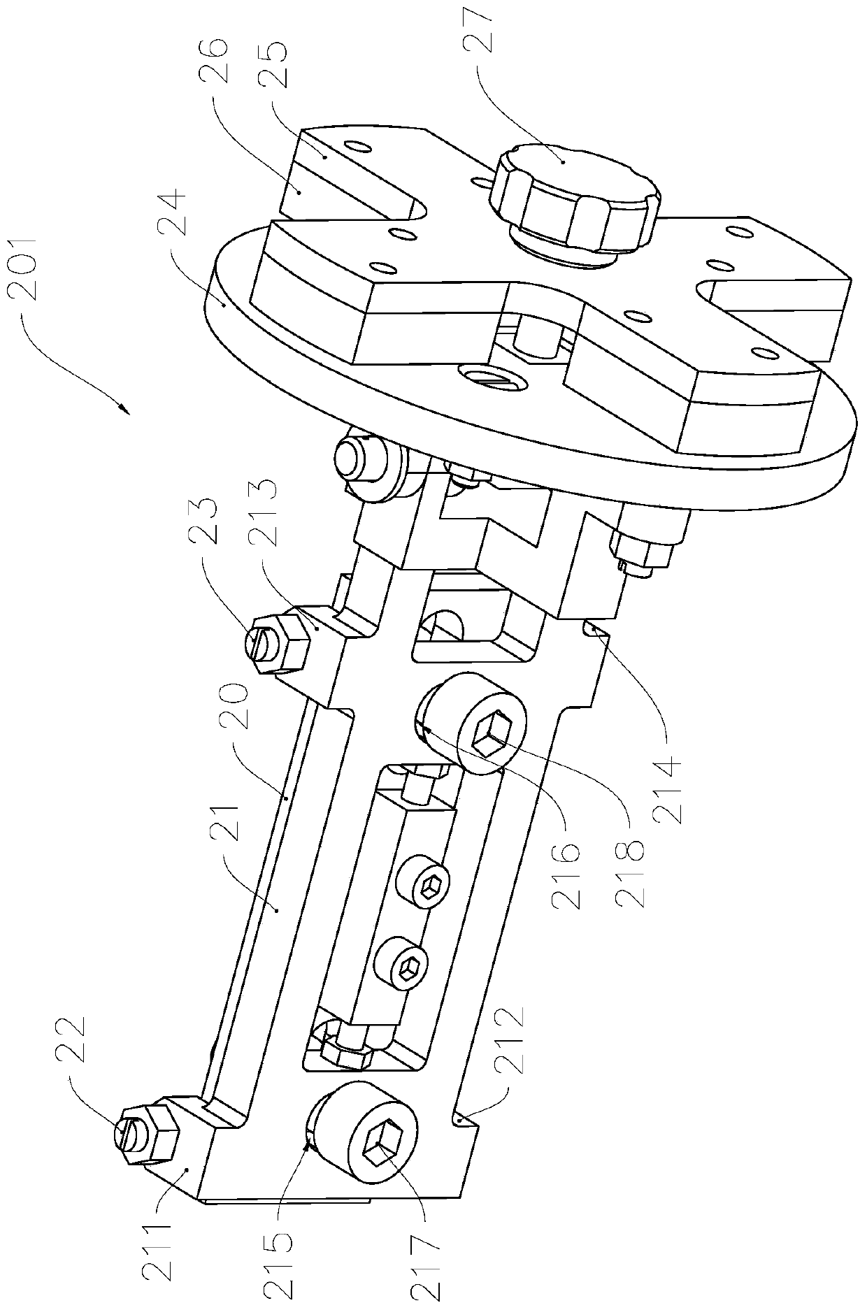 A wing rib conformal tooling for a large aircraft