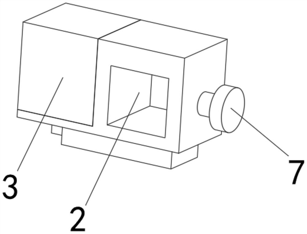 Simple and rapid detection device special for deformation of large bearing seat cast steel blank