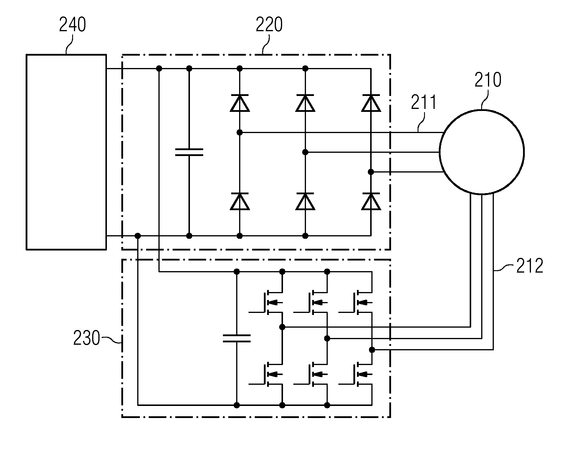Generator for producing electric power