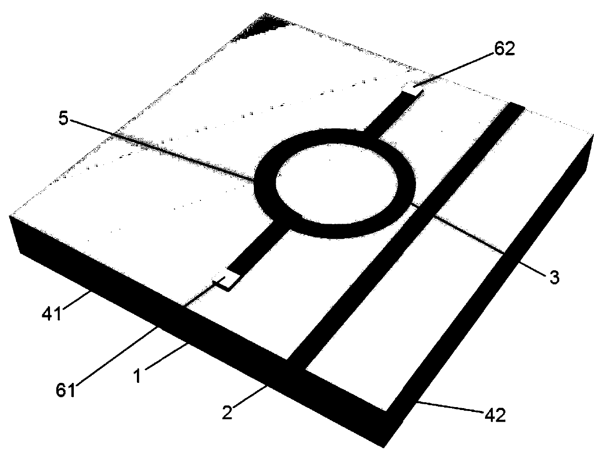 Ring resonator optical modulator based on graphene microstrip line traveling wave electrode