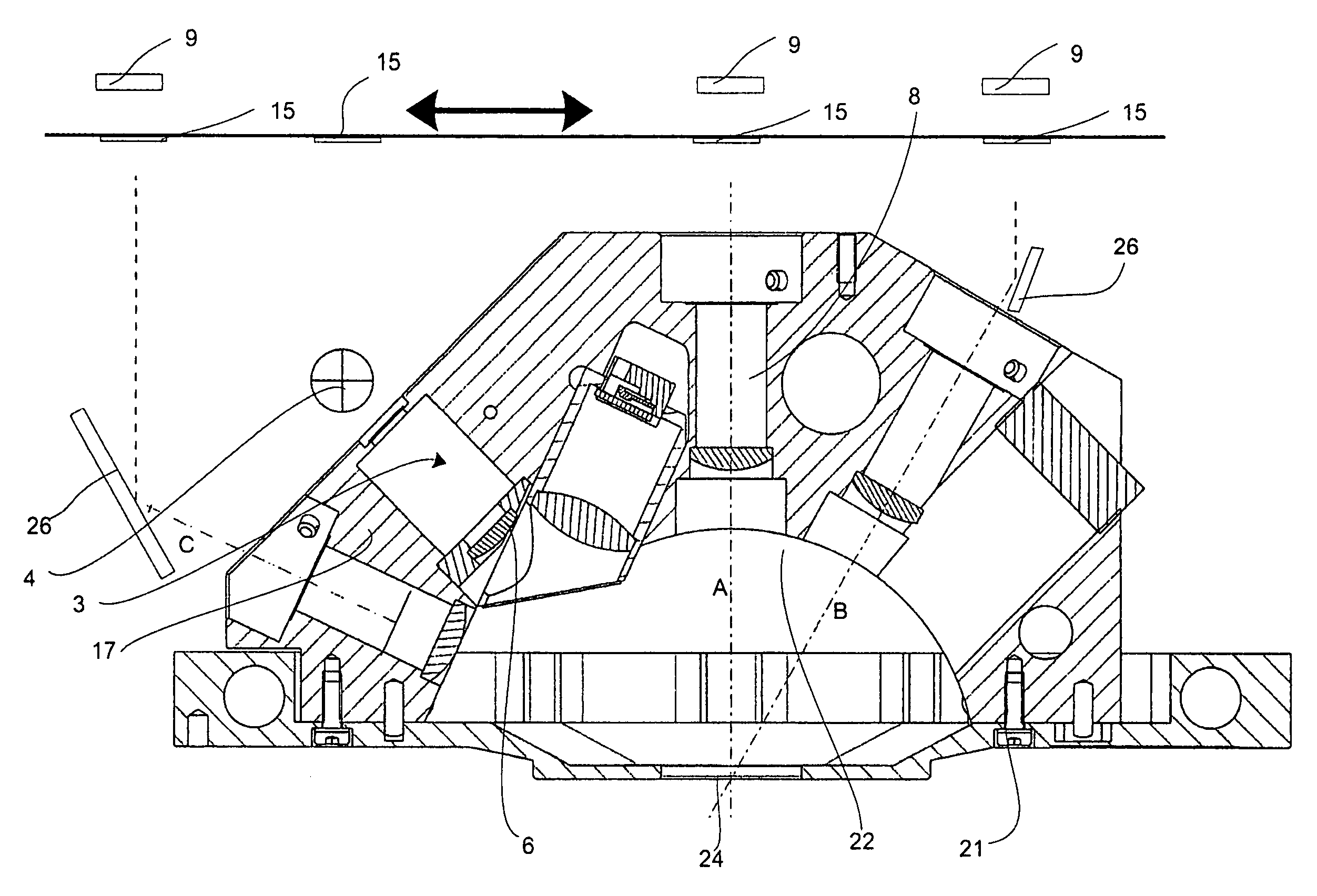 Apparatus for the determination of surface properties