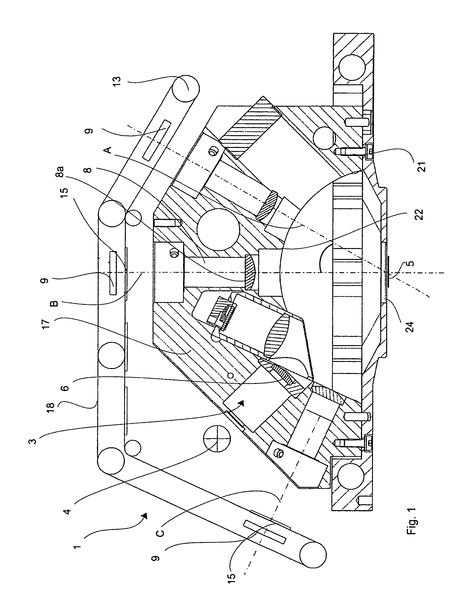 Apparatus for the determination of surface properties