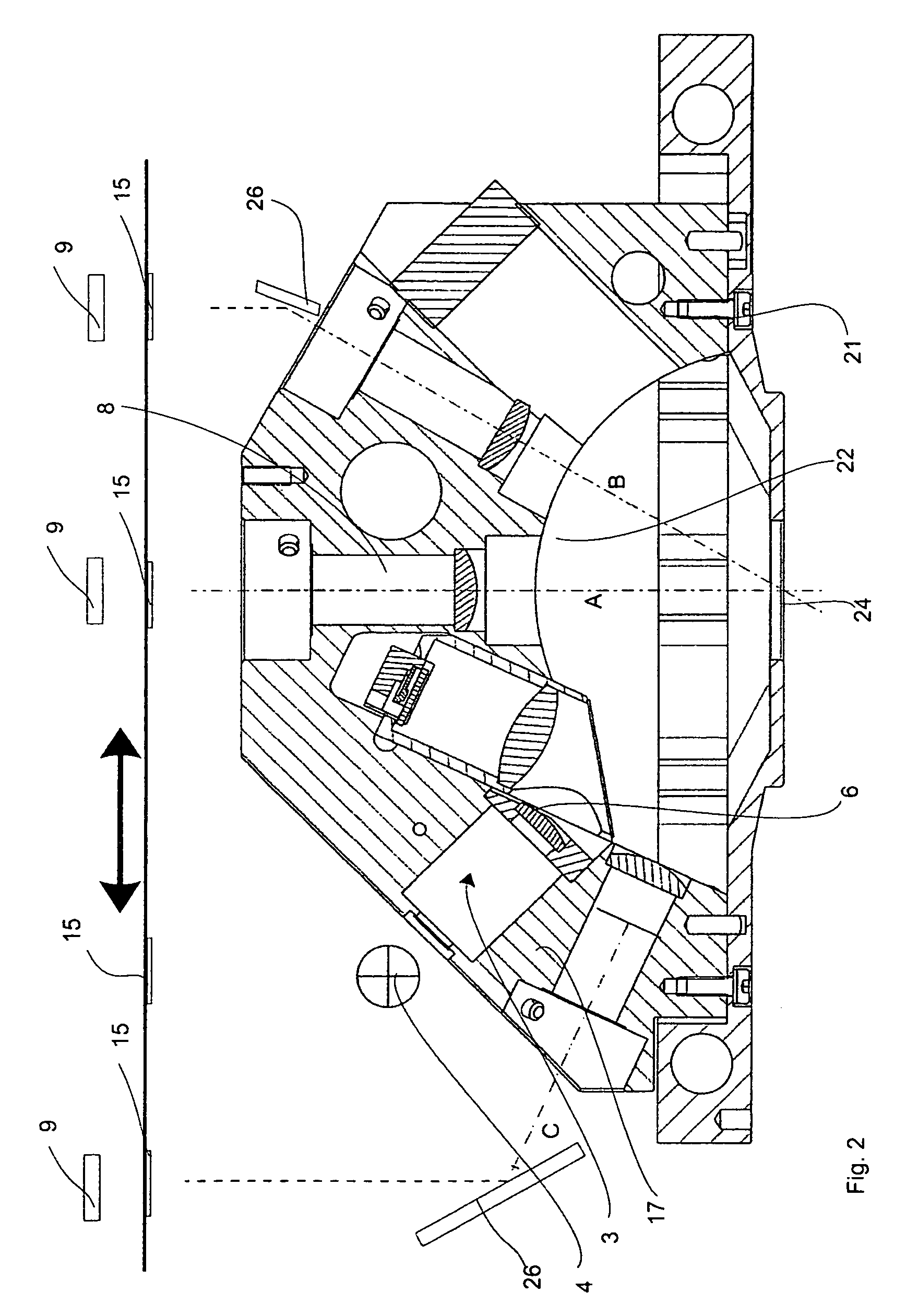 Apparatus for the determination of surface properties