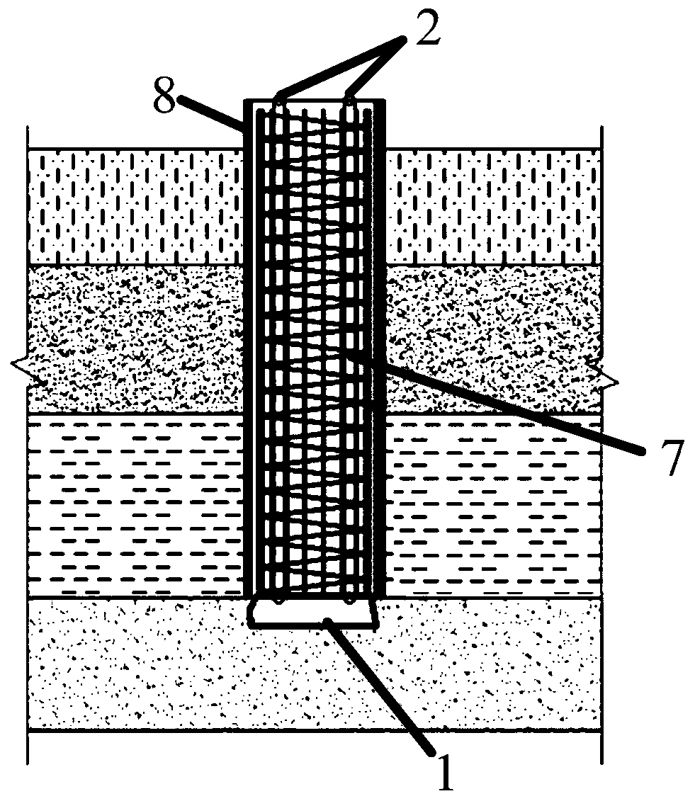 Pile bottom grouting cavity and use method, and poured pile body and construction method of poured pile body