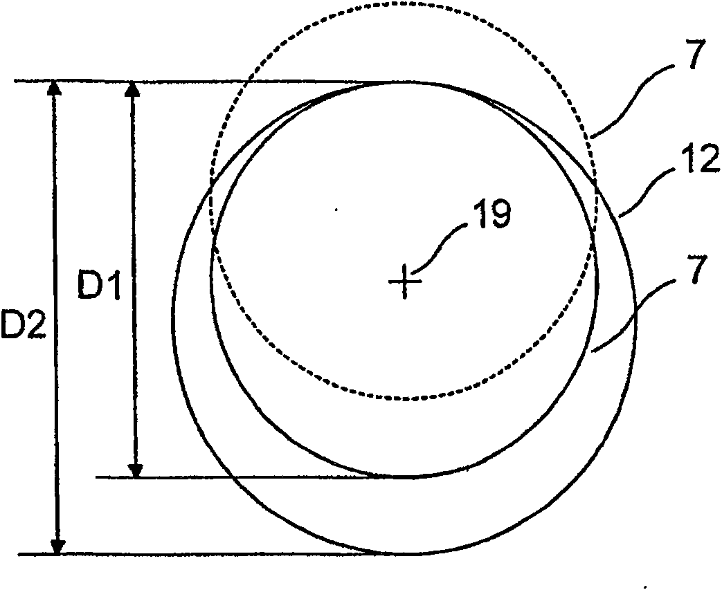 Electric hair-removing device