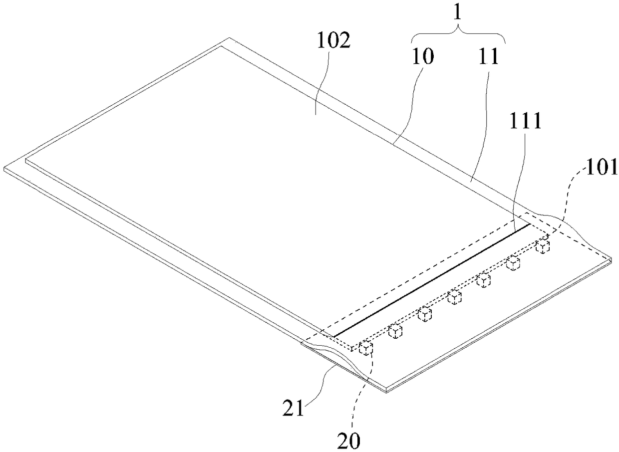Thin type light guide structure and method for assembling thin type light supply module