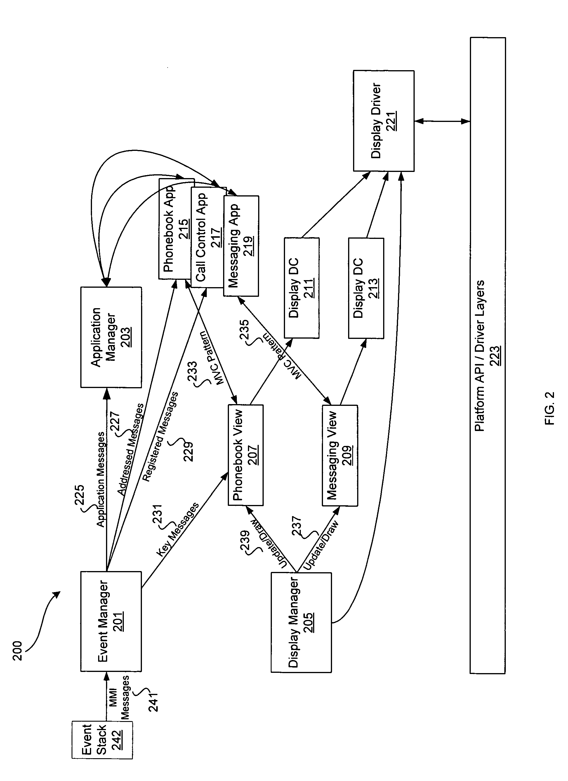 Method and system for an application framework for a wireless device