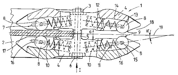 Steel rail clamping device