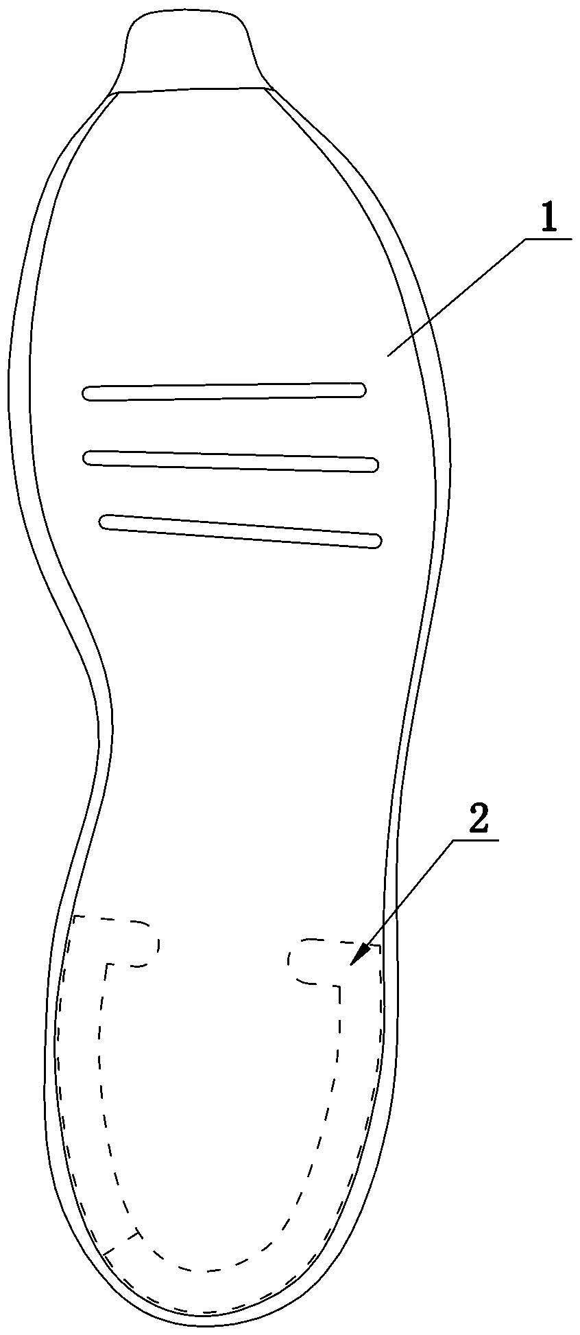 Shoe soles capable of customizing support property of shoe heels