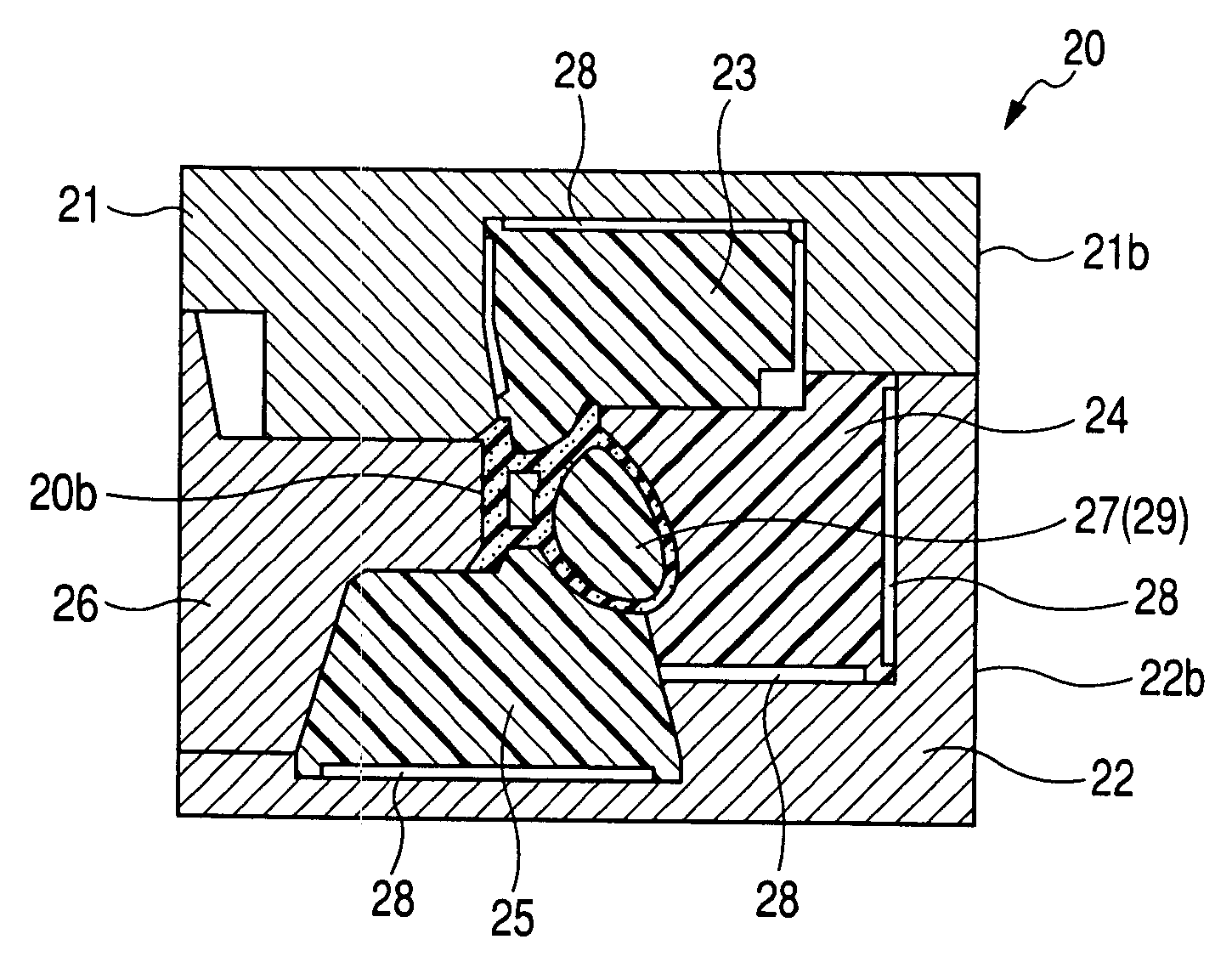 Molding method of weather strip and mold therefor