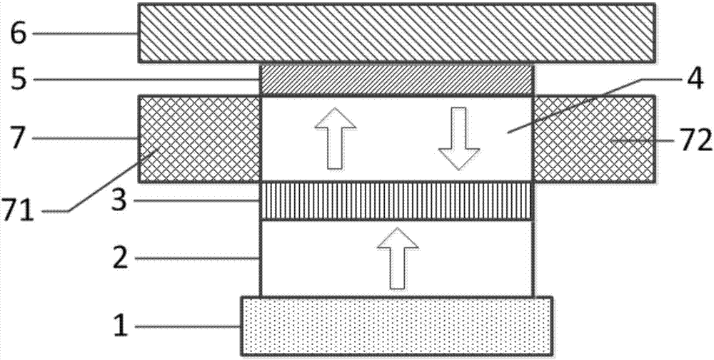 Vertical type magnetic random access memory and reading and writing method thereof