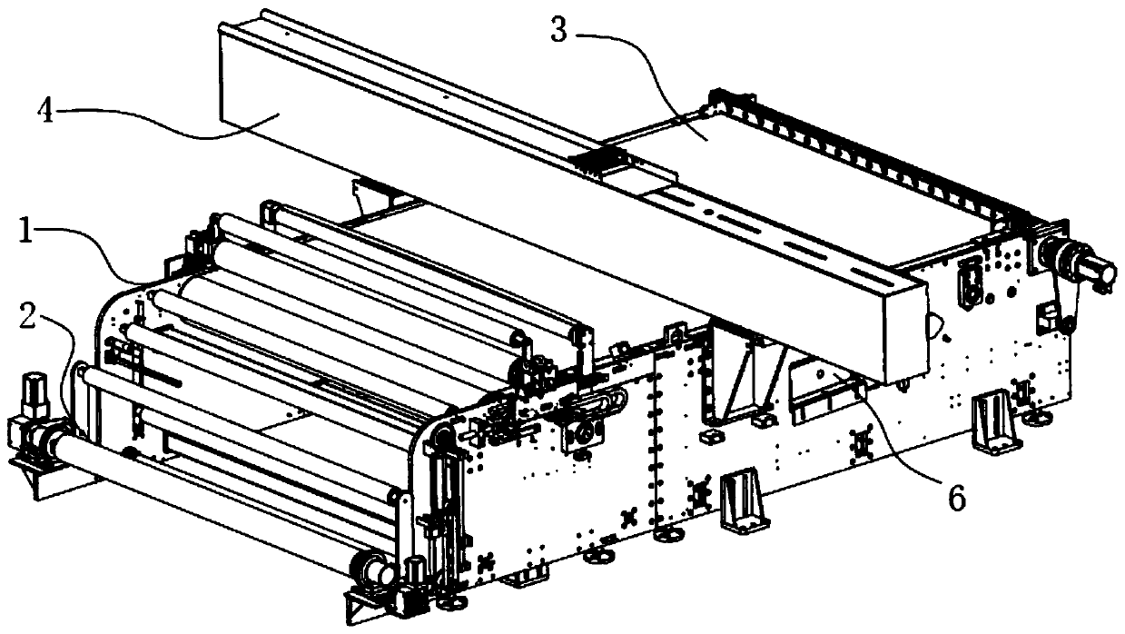 Rack system of digital printing machine