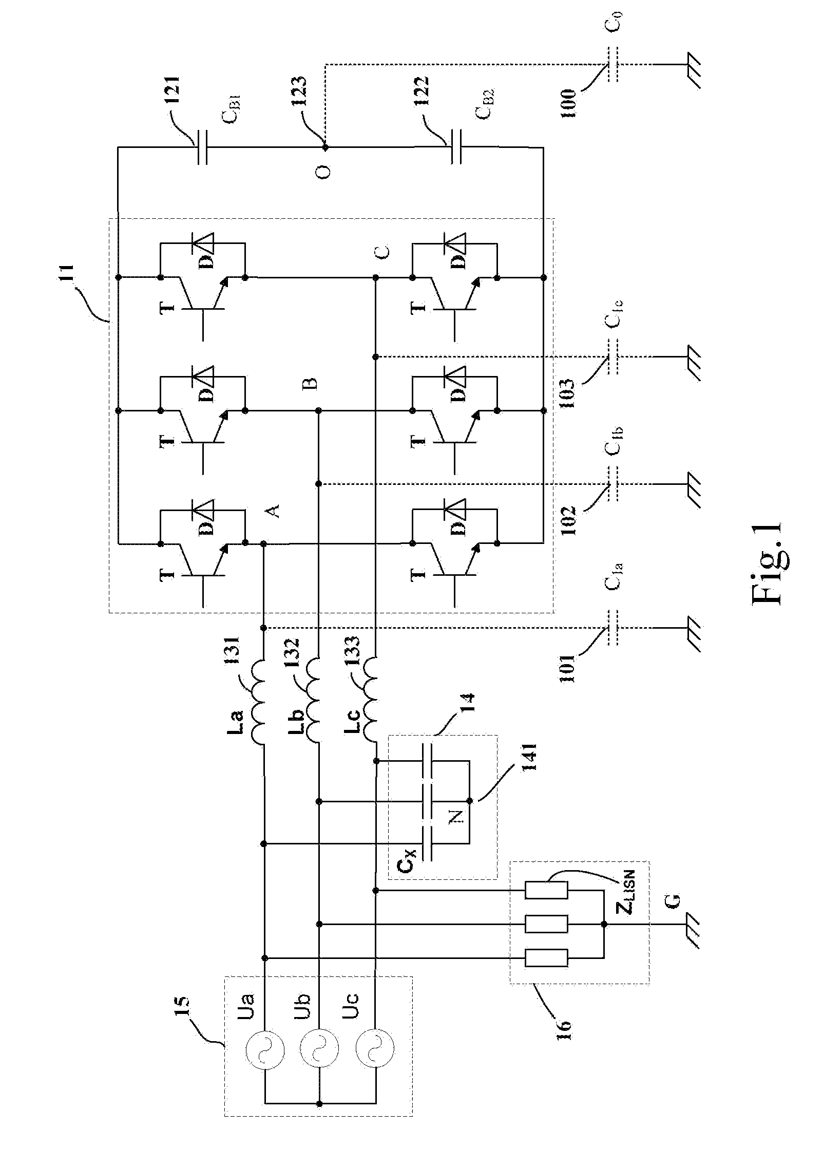 Power conversion apparatus with low common mode noise and application systems thereof