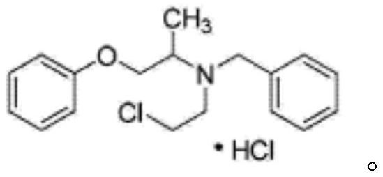 Phenoxybenzamine hydrochloride tablet and preparation method thereof