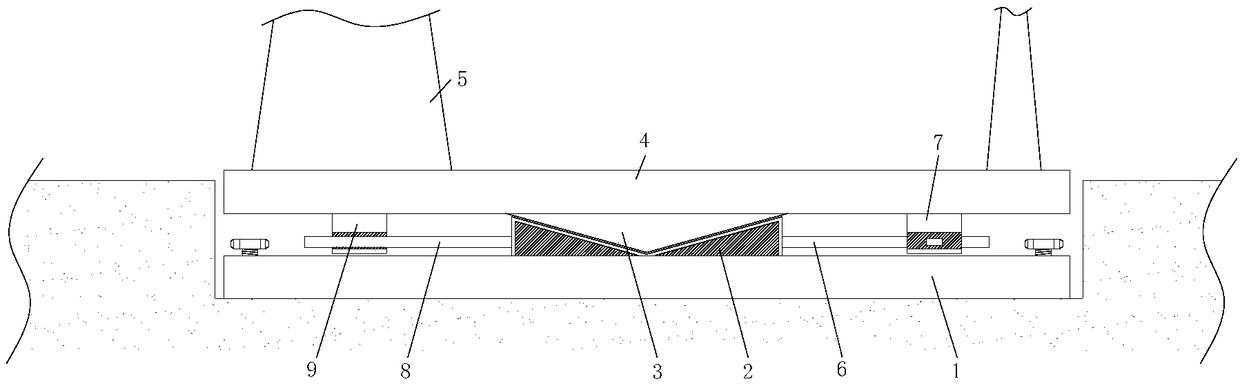 Winding machine base for winding of dry-type transformer high-voltage coil